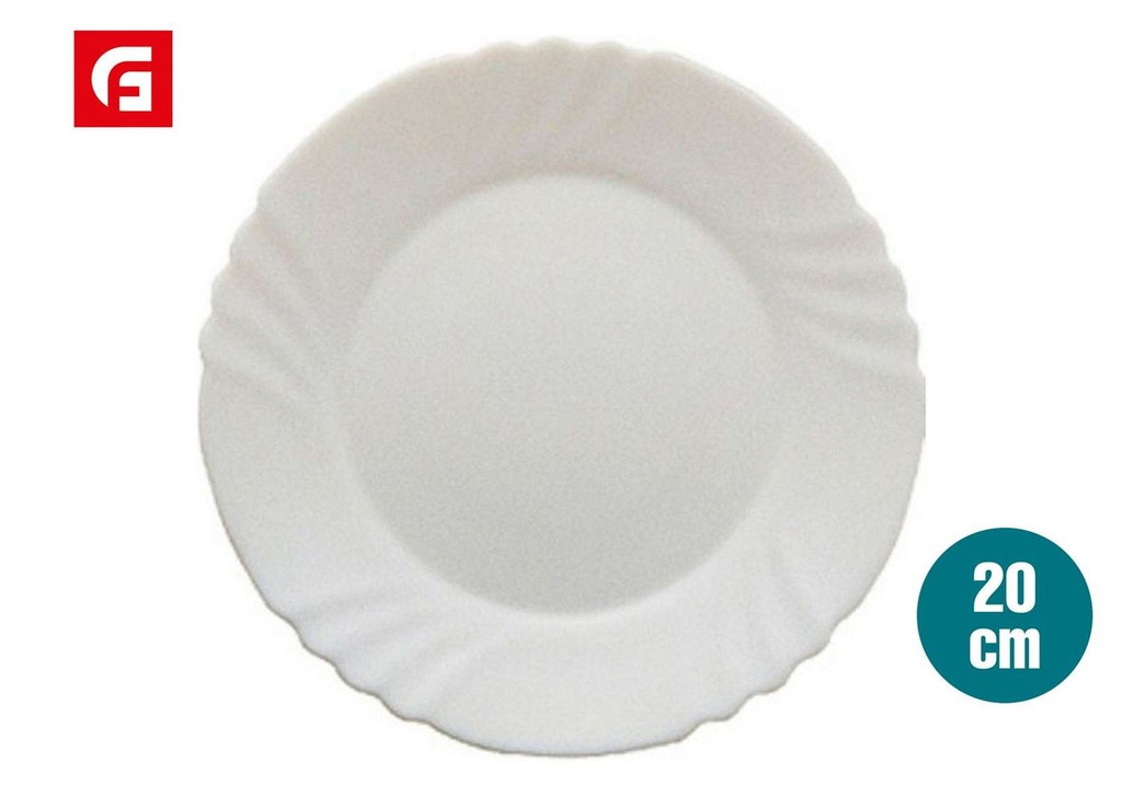 Plato de cerámica Ebro 20cm - Vajilla y cerámica para el hogar