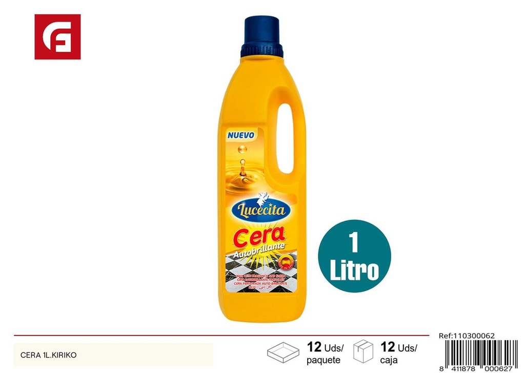 Cera para pisos 1L Kiriko