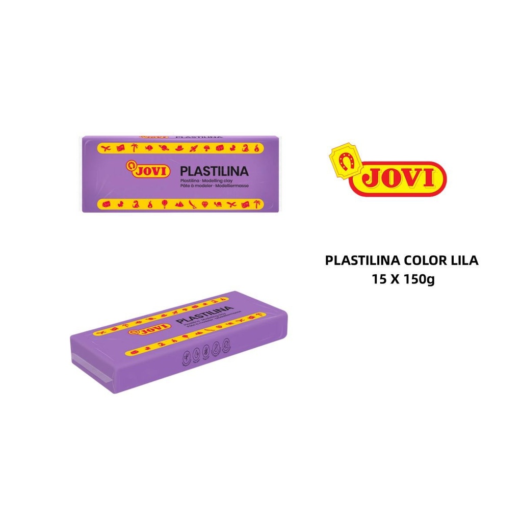 Plastilina lila 150g - Material de manualidades