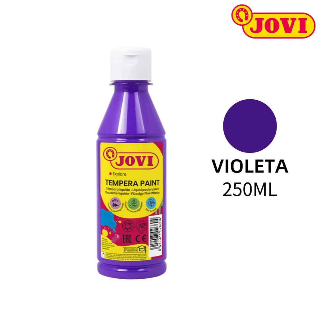 Tempera pintura JOVI 250ml violeta para arte