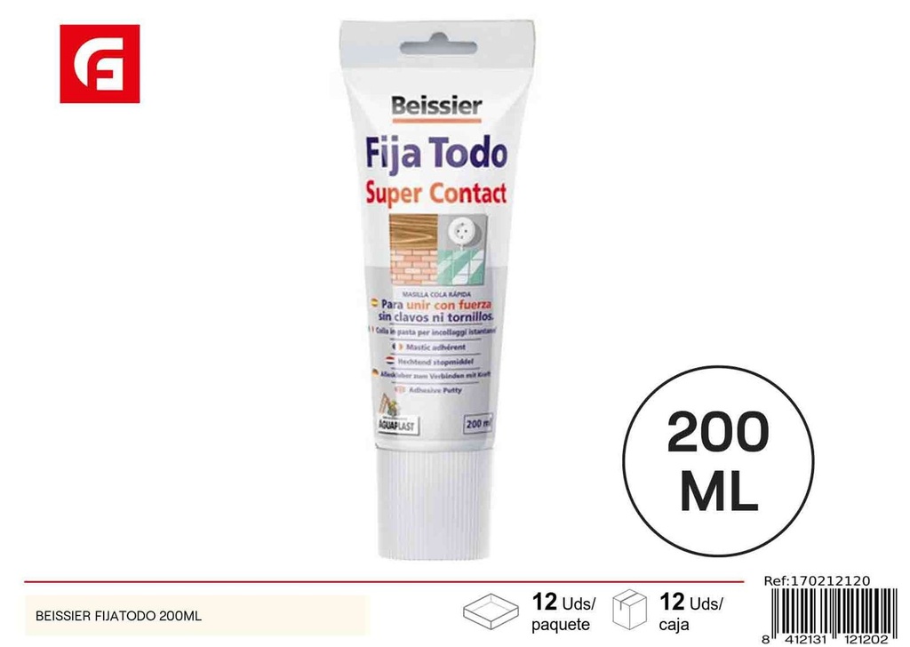 Fija todo adhesivo 200ml Beissier