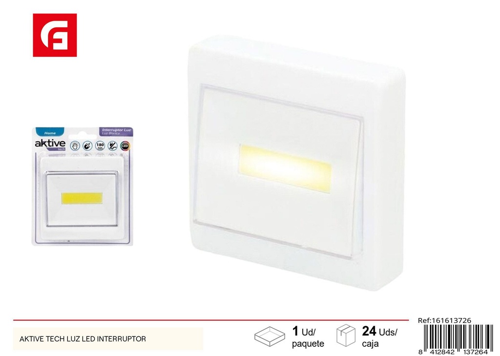 Lámpara de noche LED Aktive Tech con interruptor