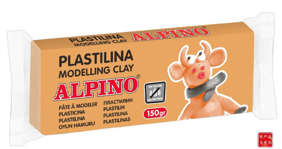 Plastilina 150g carne Alpino