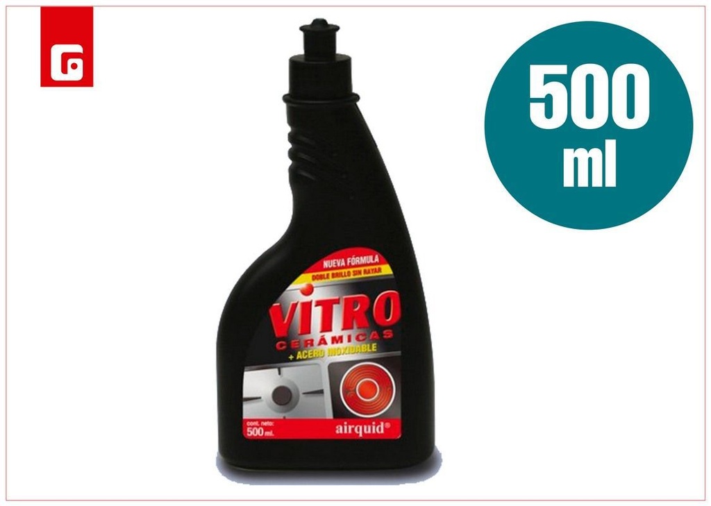 Limpiador de vitrocerámica 500ml para cocina