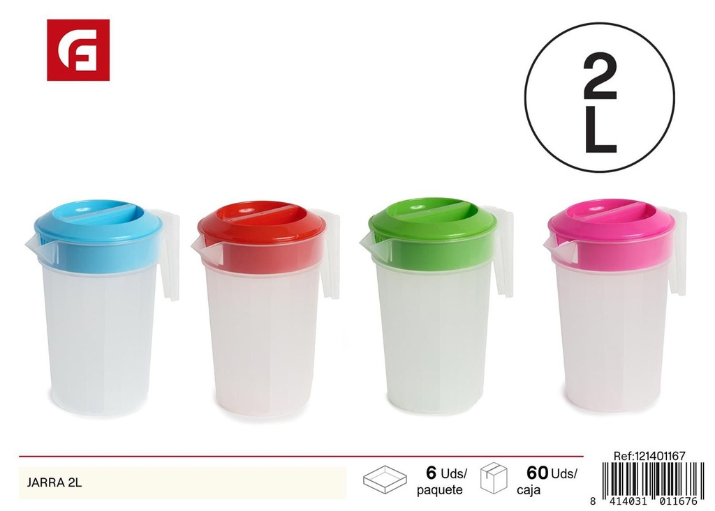 Jarra de plástico 2L - Utensilios de cocina