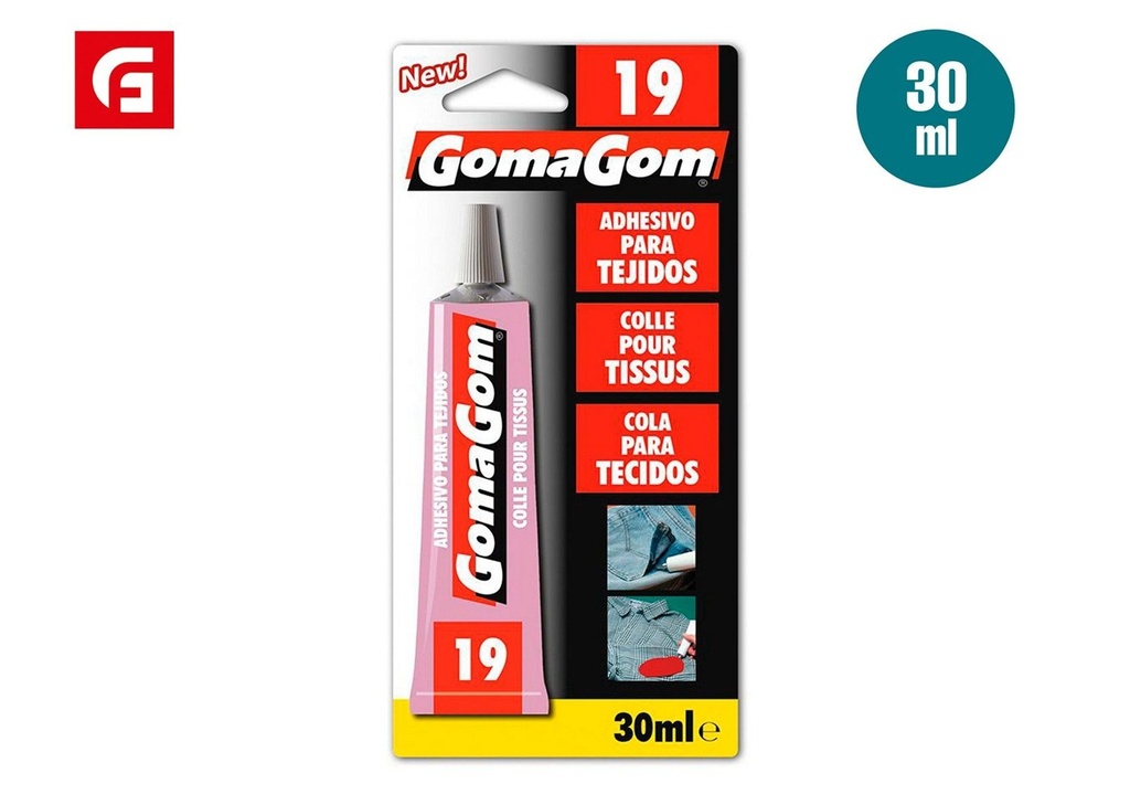 Gomagom cola para tejidos 30ml - Artículos de papelería