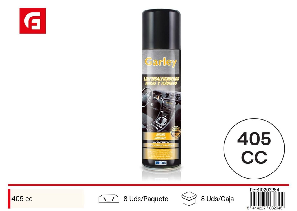 Limpiador para salpicaderos spray 405cc - Accesorios de automóvil