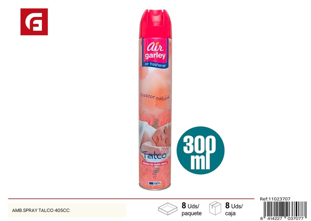Aerosol ambientador talco 405 cc - Ambientadores y fragancias