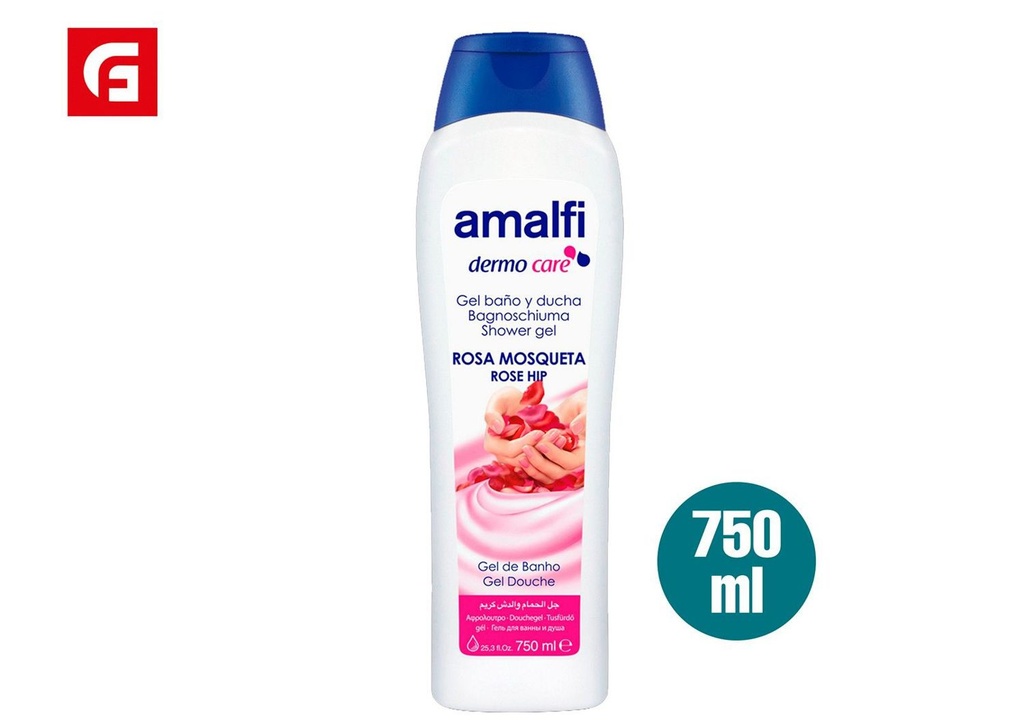 Gel de baño rosa mosqueta 750ml