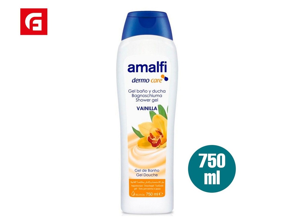 Gel de baño y ducha flor de vainilla 750ml para higiene personal