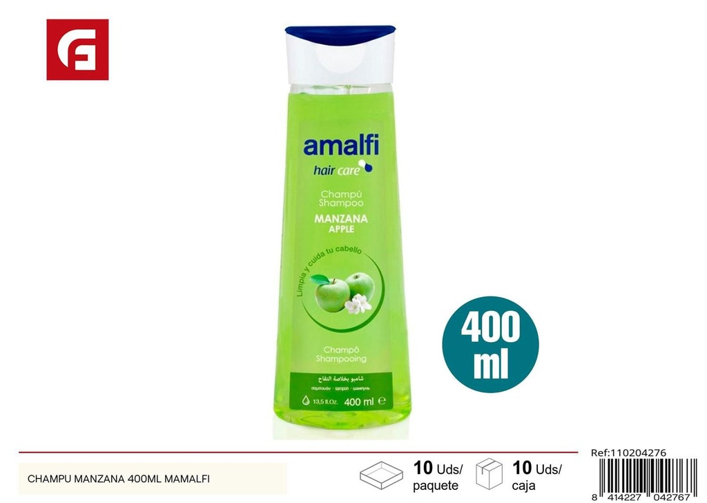 Champú de manzana Amalfi 400ml