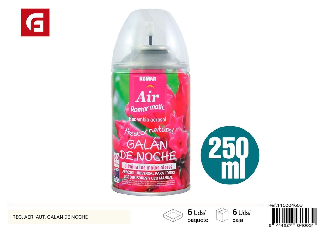 Aire fresco aroma galán de noche - Ambientador para auto