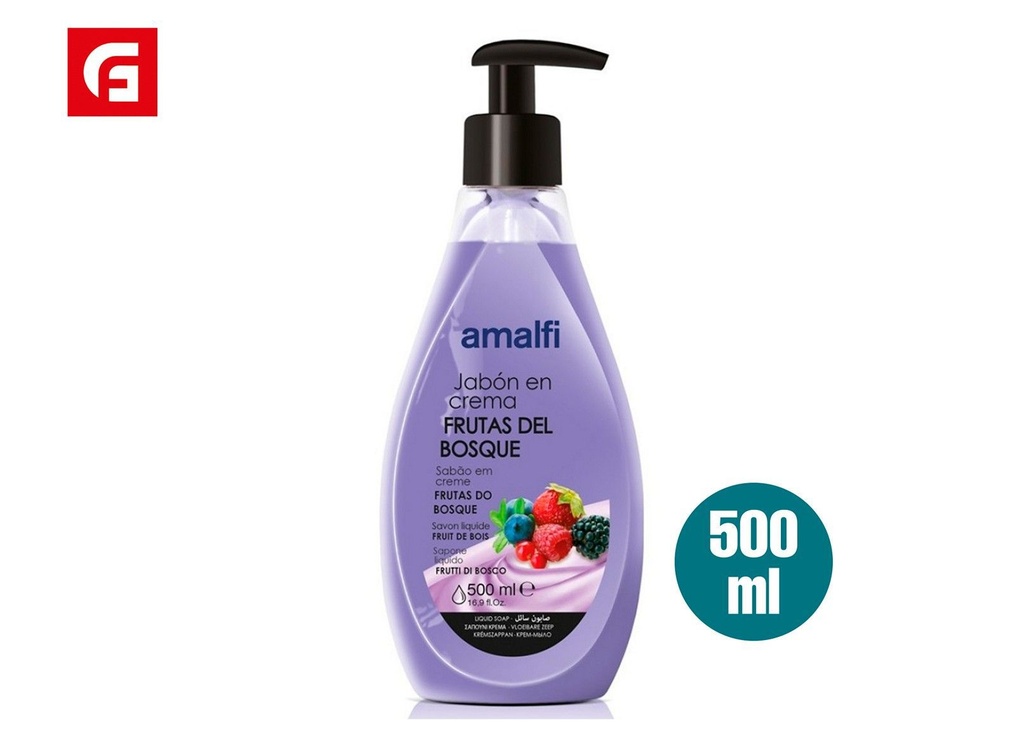 Jabón en crema frutos del bosque 500ml - Productos de cuidado personal