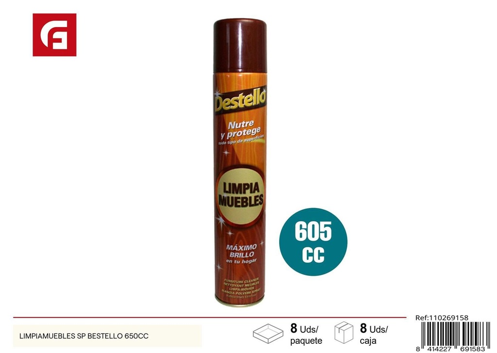 Limpia muebles SP Bestello 650 cc - Productos de limpieza