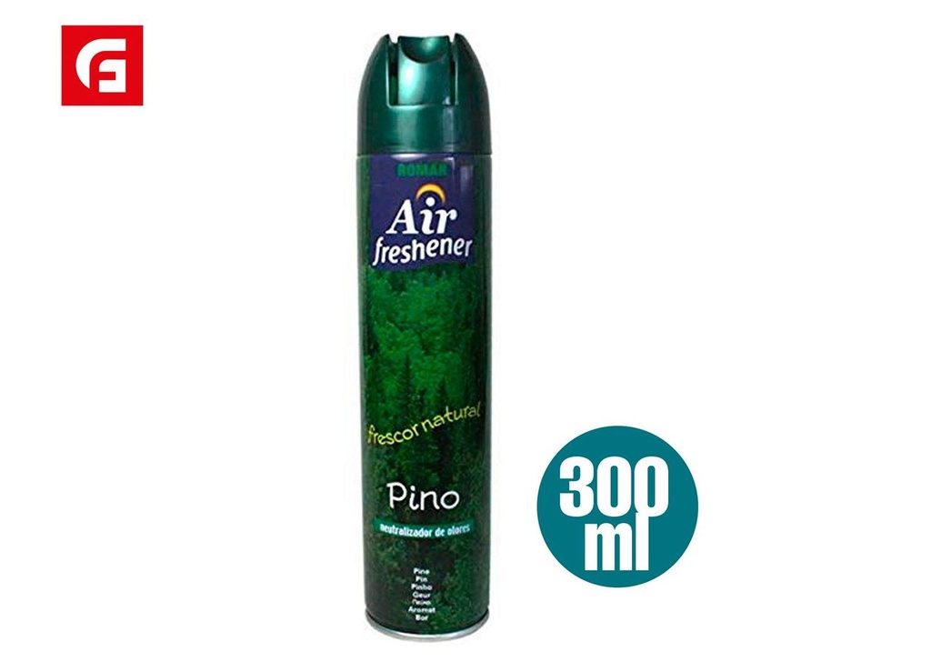 Ambientador en spray aroma a pino 405cc 8ud