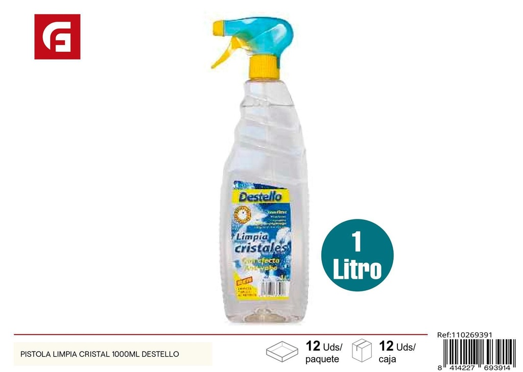 Limpieza de cristal 1 L pistola - Limpieza de vidrios