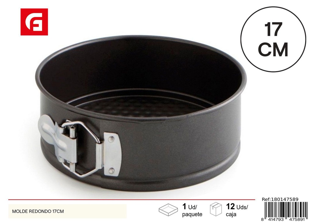 Molde redondo 17 cm - Utensilios de cocina