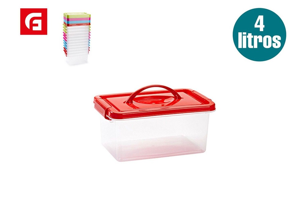 Caja minibloque 4L - Plástico de uso doméstico