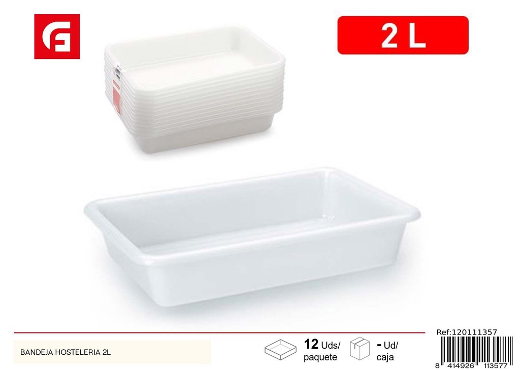 Bandeja de hostelería de 2L - Utensilios de cocina
