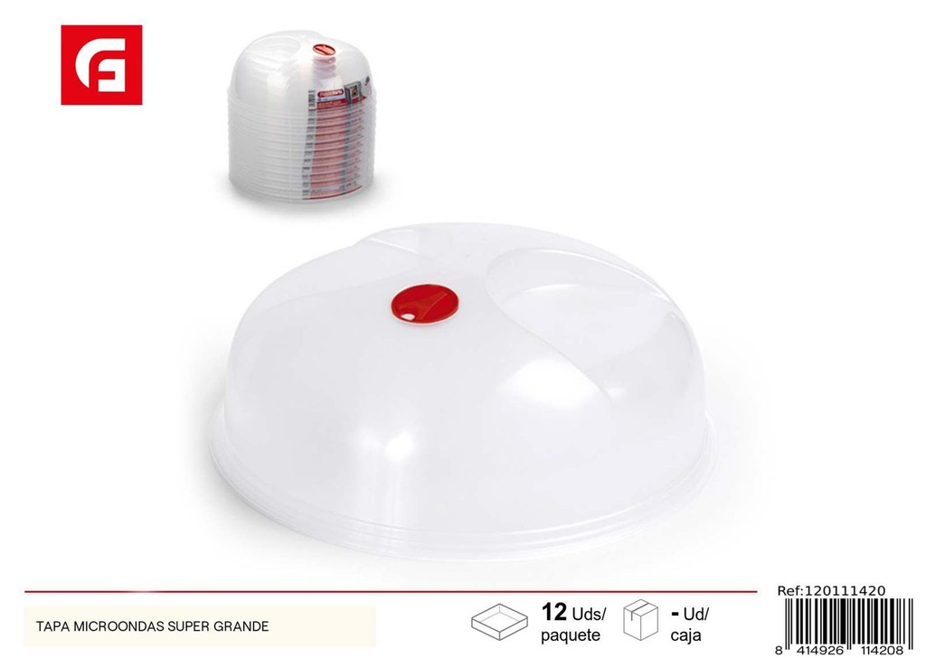 Tapa para microondas super grande - Utensilios de cocina