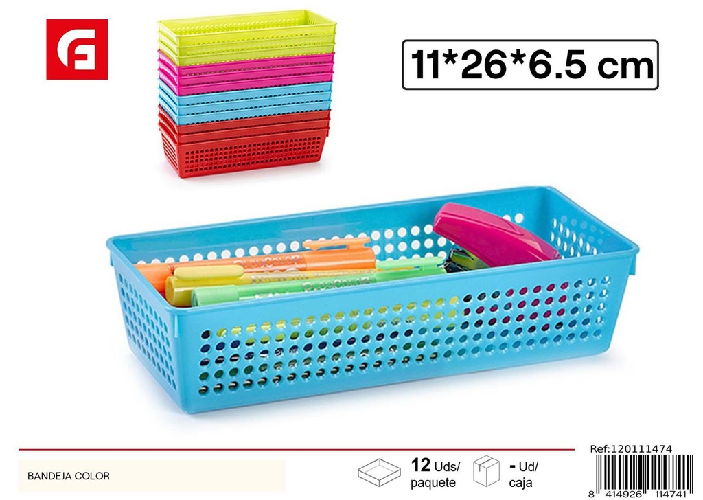 Bandeja organizadora de plástico - Utensilios de cocina