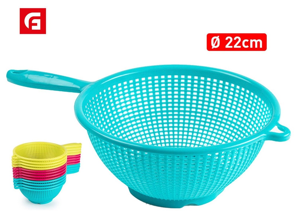 Escurreverduras con mango 22cm para cocina