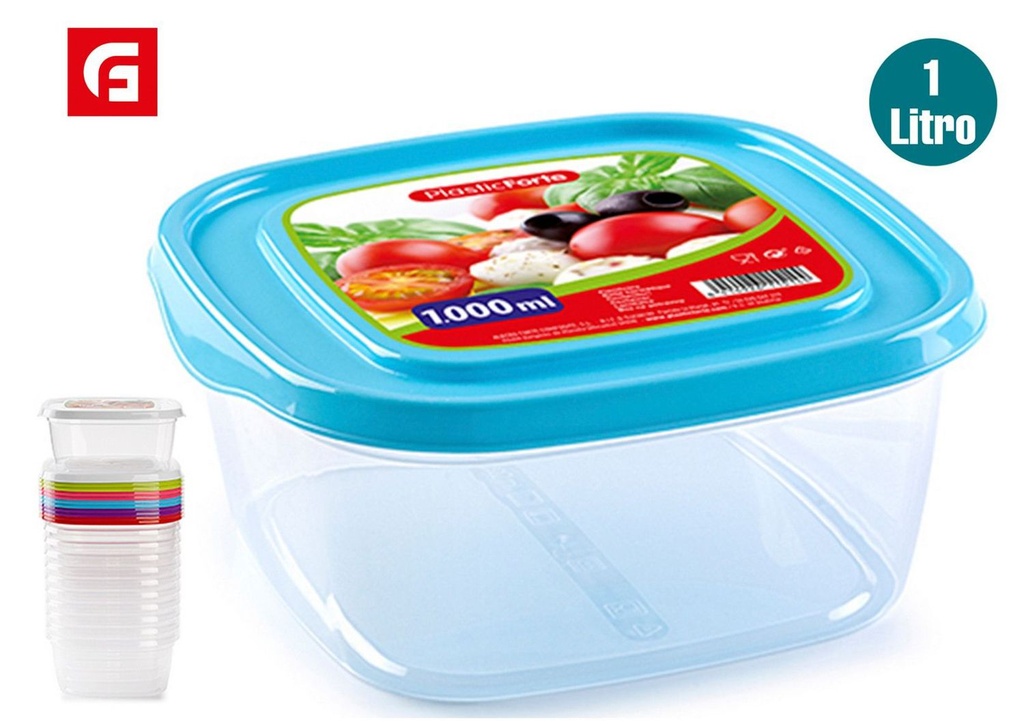 Fiambrea cuadrada básica 1L - Utensilios de cocina