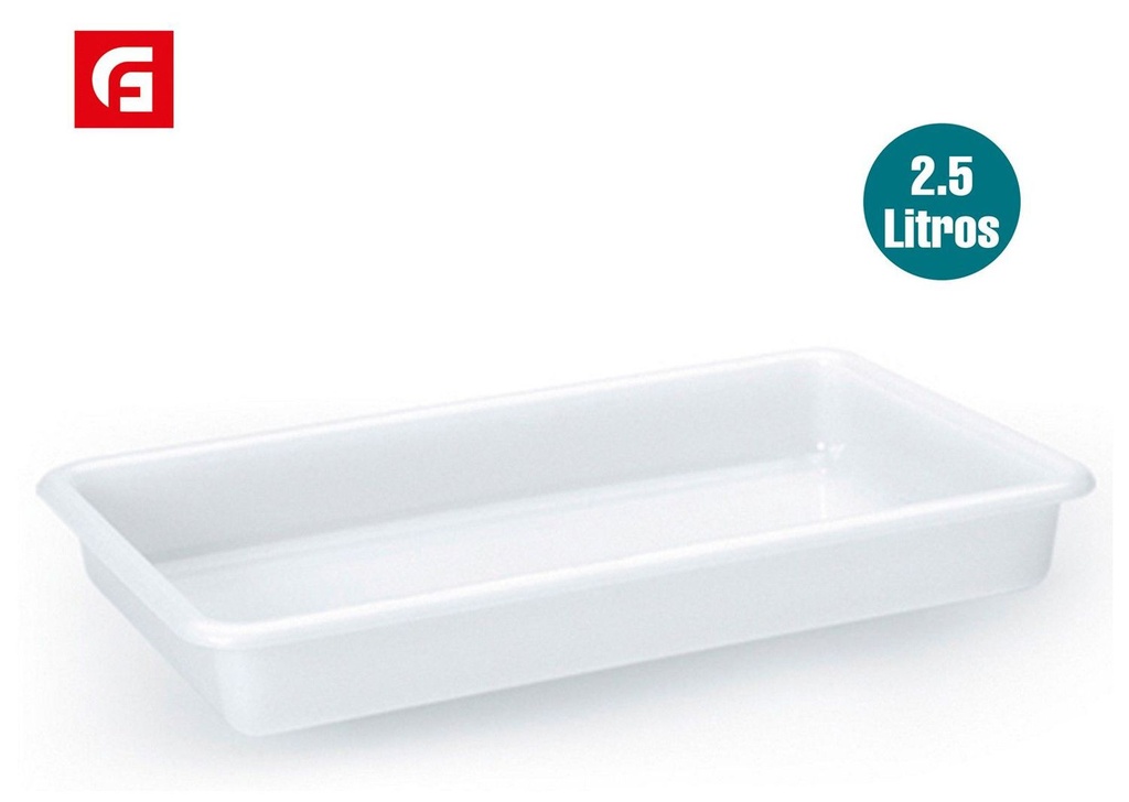Bandeja de hostelería 2.5 L - Utensilios de plástico para cocina