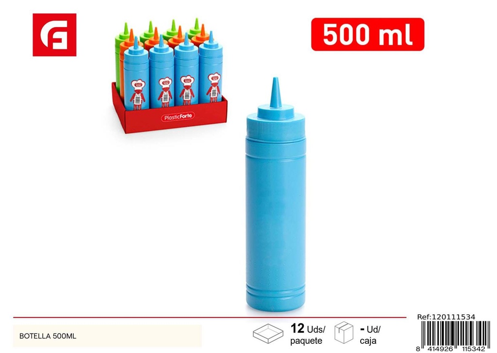 Botella de condimentos 500 ml - Accesorios de cocina