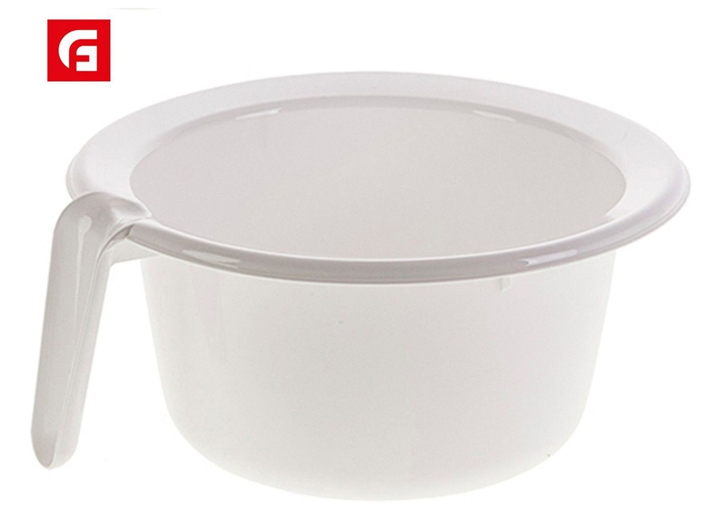 Orinal de plástico 24cm blanco para baño