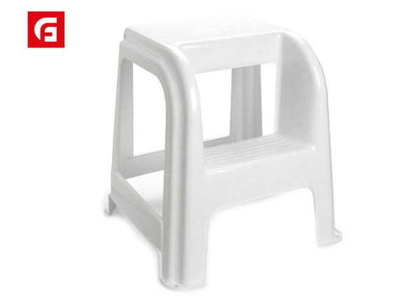 Taburete Domus blanco de plástico para hogar