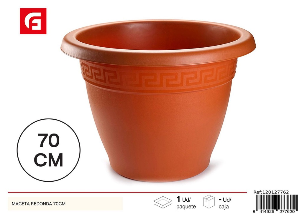 Maceta redonda de 70 cm - Artículos de jardinería