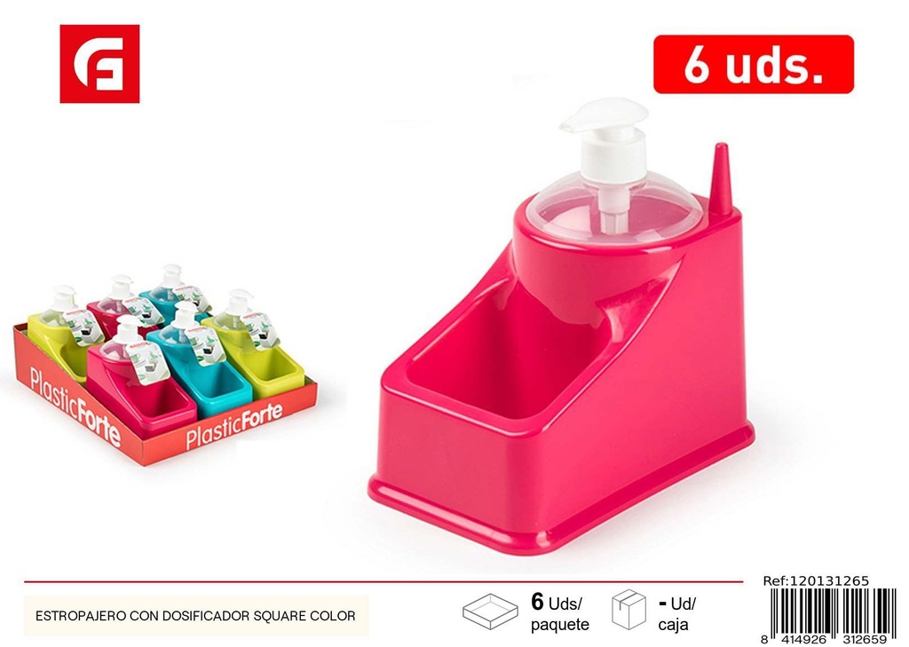 Dispensador de esponjas 6 unidades - Utensilios de cocina