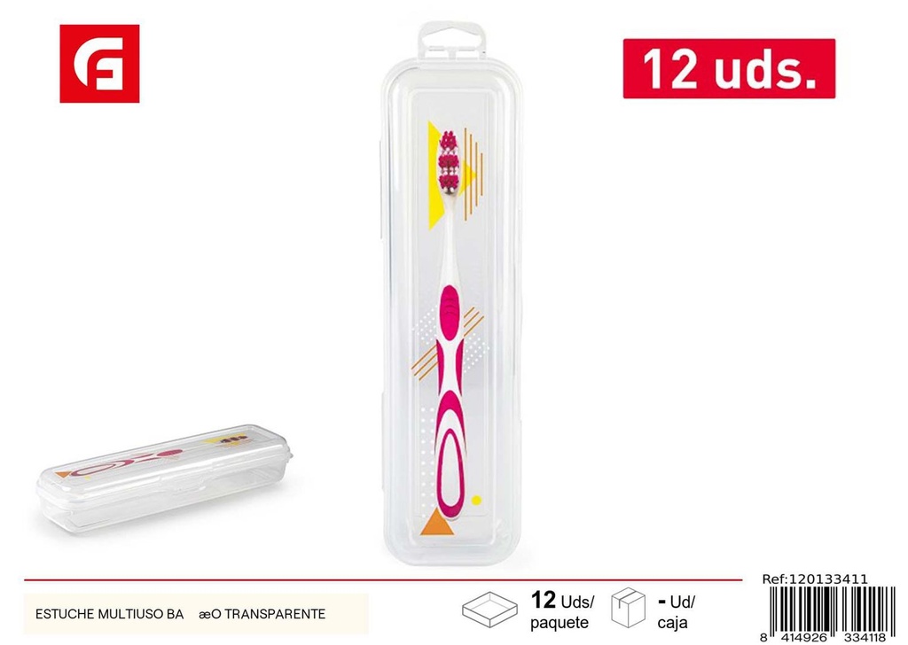 Estuche multiusos transparente de plástico - Organización de cocina
