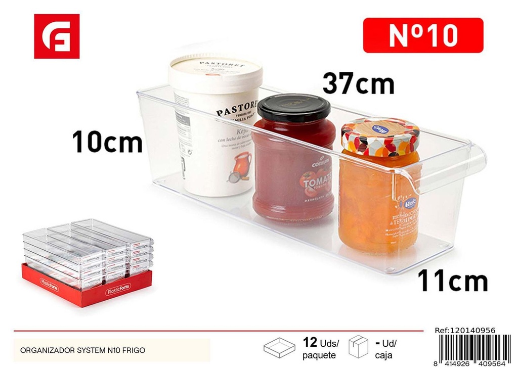 Organizador de frigorífico n°10 37x10x11cm - Productos plásticos