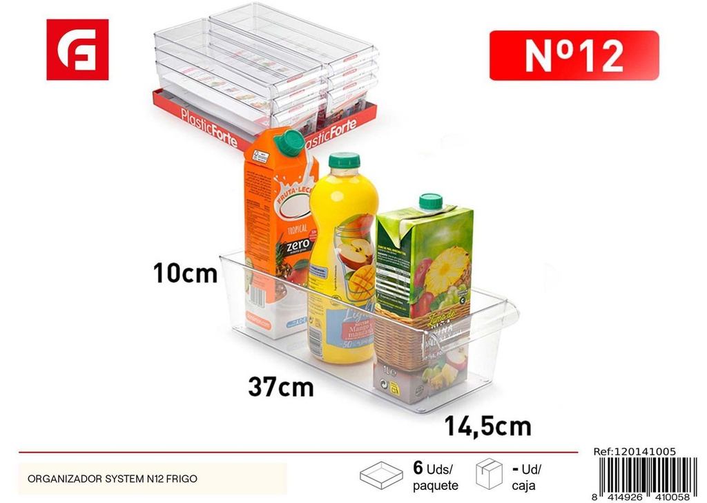 Organizador de fridge 12 N12 - Almacenaje