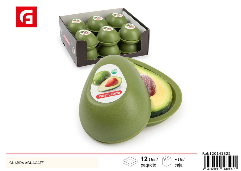Guarda aguacate - Contenedor plástico para aguacates