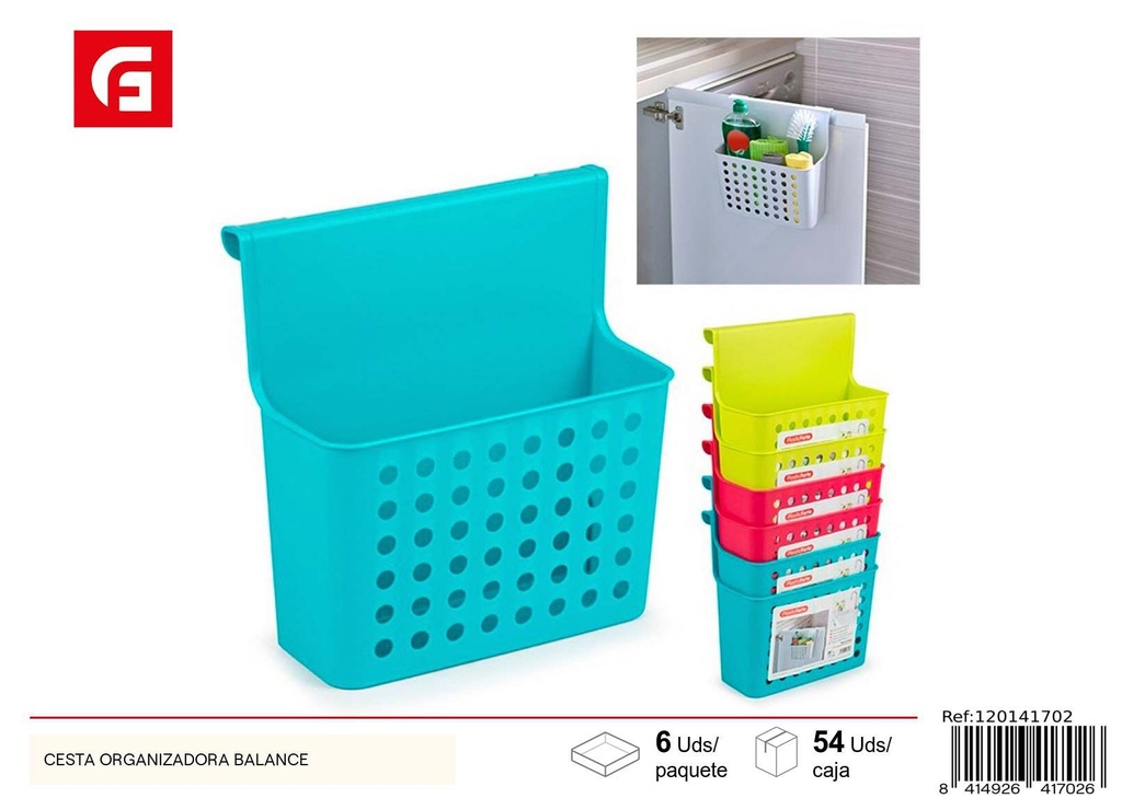Cesta organizadora de plástico - Almacenamiento y organización