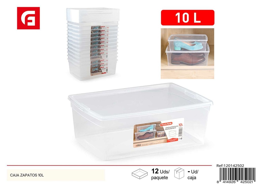 Caja para zapatos de 10L - Almacenaje y organización del hogar