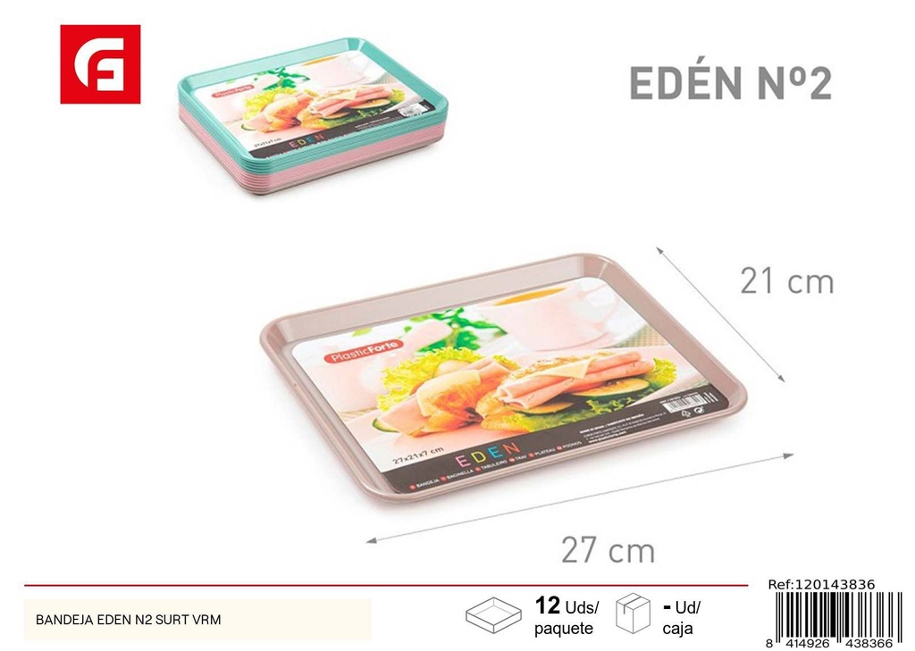 Bandeja Eden N2 surtido VRM - Utensilios de cocina y servicio