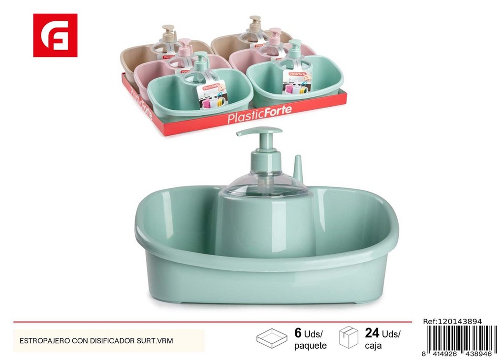 Estropajero con dosificador surtido - Utensilios de cocina