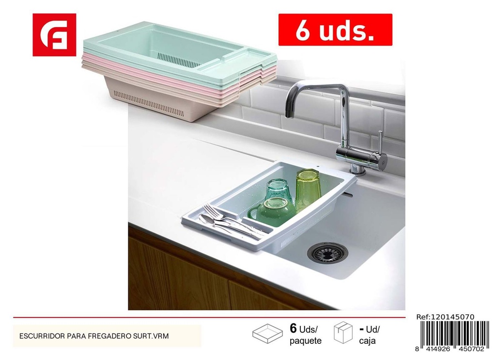 Escurridor para fregadero surtido Vrm - Accesorios de cocina