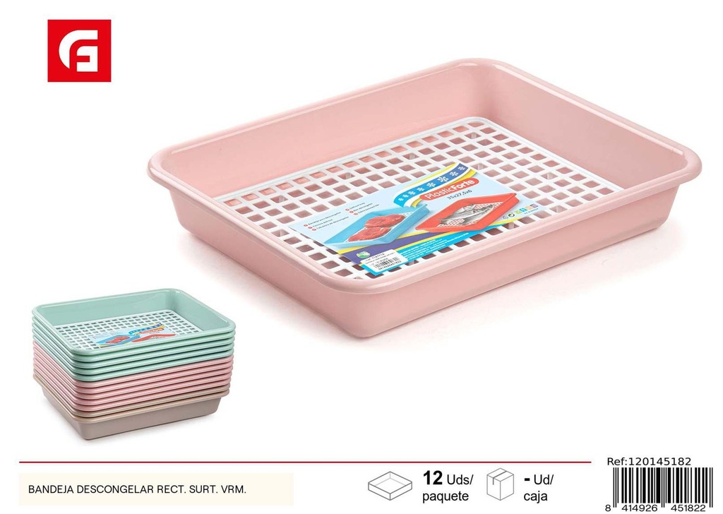 Bandeja descongelar rectangulada surtida - Utensilios de cocina