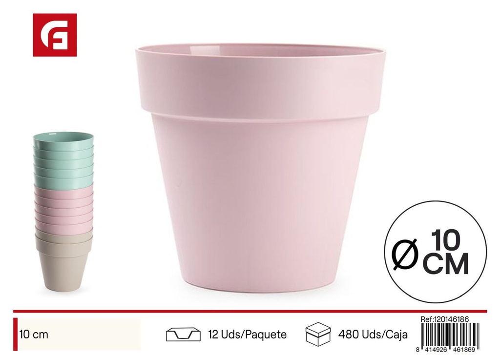 Maceta Decorativa 10cm Surt. VRM - Accesorios de jardinería