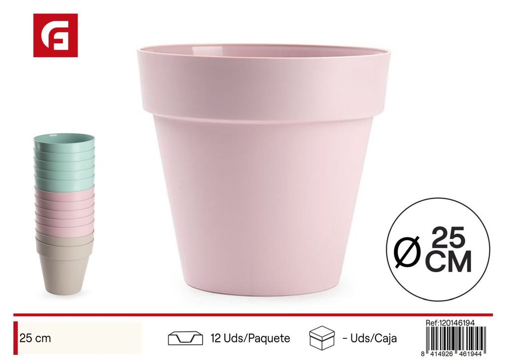 Maceta decorativa de 25cm - Accesorios para plantas