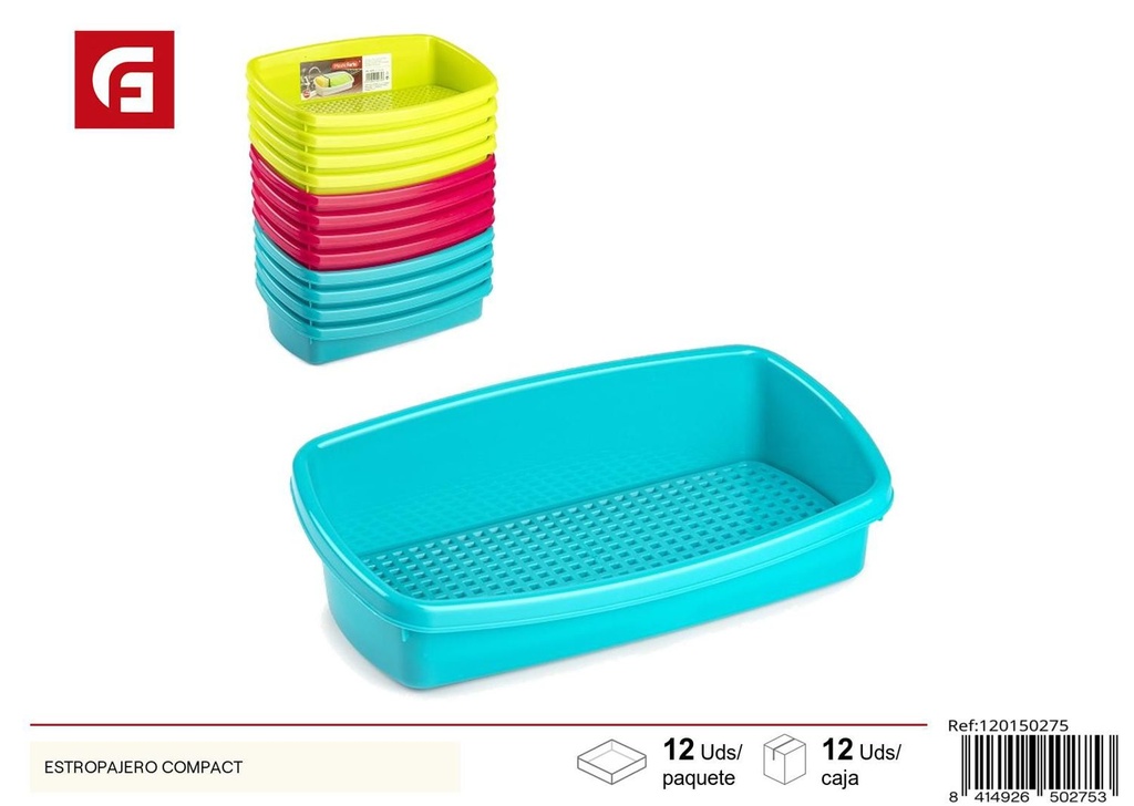 Estropajero compacto para cocina y organización