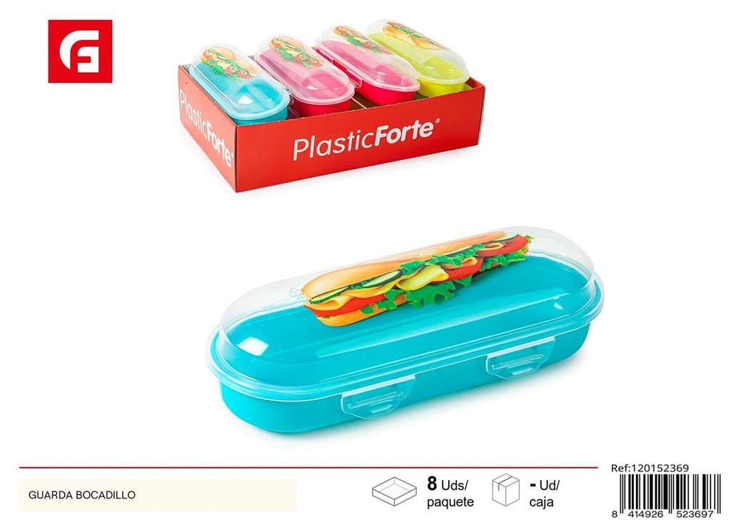 Guarda bocadillo - Contenedor de plástico para alimentos