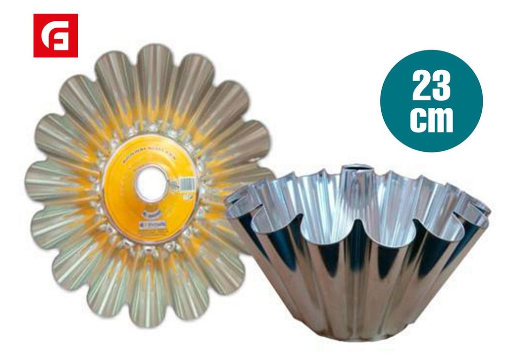 Molde bizcochera rizada 23CM - Utensilios para repostería