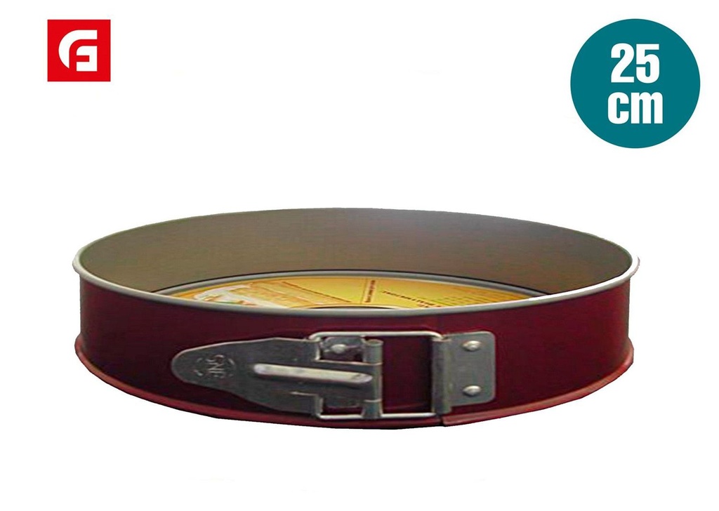 Molde antiadherente para pastel desmontable de 25 cm - Utensilios de cocina