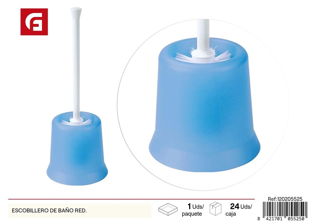Escobillero de baño redondo - Accesorios de limpieza